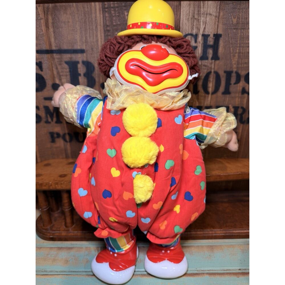 Vintage 1986 Xavier Roberts Cabbage Patch Doll with Clown Costume
